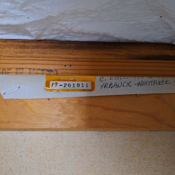 A Vintage Japanese Painting on Canvas Framed Artwork Floral Butterfly - Picture 10 of 16